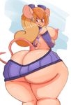  anthro areola big_breasts big_butt big_nipples breasts butt chip_&#039;n_dale_rescue_rangers clothing disney female gadget_hackwrench huge_butt imago_ic mammal mouse nipples rodent solo thick_thighs voluptuous wide_hips 
