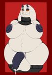  areola big_breasts boss_monster breasts caprine cum dickgirl goat hand_on_breast horn intersex long_ears mammal monster nipples penis pfh red_eyes slightly_chubby thick_thighs toriel uncut undertale video_games wide_hips 