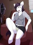  2017 anthro bottle chair clothing equine fan_character female horse mammal my_little_pony panties pony replica_(artist) rotary_fan sitting sweat underwear 