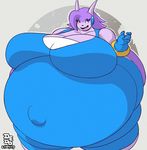  belly big_belly big_breasts breasts clothing female freedom_planet hyper hyper_pregnancy lilac lionalliance navel open_mouth pregnant red_eyes video_games 