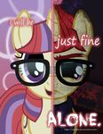  2016 colgate_(mlp) english_text equine eyewear female friendship_is_magic glasses horn lemon_hearts_(mlp) looking_at_viewer lyra_heartstrings_(mlp) mammal moondancer_(mlp) my_little_pony poster solo starbat text twilight_sparkle_(mlp) twinkleshine_(mlp) unicorn 