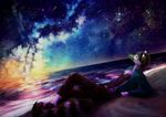  beach detailed invalid_tag jaihirvi light mammal milky night painting raccoon sea seaside sky star water way 