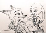  anthro canine clothing disney female fox fur judy_hopps lagomorph male mammal nick_wilde nikomi_otaku police_uniform rabbit uniform zootopia 