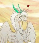  &lt;3 angel_dragon chenyere cropped dragon feral fur furred_dragon male sckhar smile text 