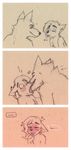  &lt;3 alex_(fatalfox) blush canine cat comic drooling fan_character fatalfox feline french_kissing kissing lipstick makeup making_out male male/male mammal nude saliva size_difference traditional_media_(artwork) wolf 