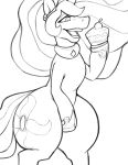  cake equine female feral florecentmoo food friendship_is_magic horse mammal my_little_pony pony princess_celestia_(mlp) thick_thighs 