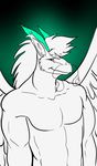  angel_dragon anthro clothed clothing dragon hatarla male sckhar solo topless 