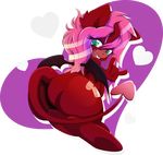  &lt;3 5_fingers anthro cutie_mark equine eyelashes fan_character female fur hair hooves mammal my_little_pony pink_hair rariedash red_fur smile solo 