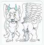  angel_dragon chibi cute dragon feathered_wings feathers green_eyes happy iza_pug male sckhar small_(disambiguation) smile solo wings 