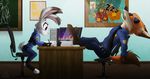  2017 anthro canine disney female fox fur judy_hopps katnay lagomorph male mammal nick_wilde rabbit zootopia 