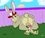  anus disney lagomorph male mammal penis rabbit slightly_chubby sonykou stu_hopps zootopia 