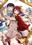  4girls alt_(ctrldel) atelier_(series) atelier_firis atelier_sophie commentary_request firis_mistlud highres liane_mistlud looking_at_viewer multiple_girls plachta smile sophie_neuenmuller 