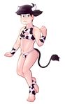  animal_humanoid bovine clothed clothing cow_humanoid horn humanoid jalle looking_at_viewer male mammal osomatsu-san smile solo swimsuit todomatsu 