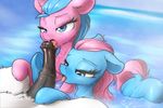  2017 aloe_(mlp) animal_genitalia animal_penis blue_eyes blue_fur blue_hair duo_focus earth_pony equine equine_penis eto_ya faceless_male female feral friendship_is_magic fur group hair half-closed_eyes hi_res hooves horse licking looking_at_penis lotus_(mlp) male male/female mammal my_little_pony oral partially_submerged penis penis_lick pink_fur pink_hair pony sex sibling sisters tongue tongue_out water white_fur 