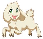  2017 alpha_channel asriel_dreemurr blush boss_monster caprine cloven_hooves cute digital_media_(artwork) felice-chan feral fur goat green_eyes hi_res hooves long_ears looking_at_viewer male mammal nude open_mouth simple_background smile solo transparent_background undertale video_games white_fur young 
