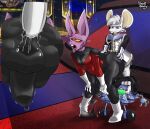 2026 3_toes 4_fingers absurd_res alien anal anal_penetration anthro ass_up bedroom_eyes belt bent_over big_butt big_ears big_penis black_bodysuit black_bottomwear black_clothing black_nose black_pants black_skinsuit black_sleeves black_topwear blush bodily_fluids bodysuit boots bottomwear bottomwear_down buckteeth butt cel_shading cheek_tuft close-up close_up_panel clothed clothed_sex clothing colored condom_suit cum cum_drip cum_in_clothing cum_in_container cumshot detailed_background digital_drawing_(artwork) digital_media_(artwork) dragon_ball dragon_ball_super dragon_ball_xenoverse dripping duo duo_focus dyspo ear_tuft ejaculation english_description english_text erection eyebrows eyes_up eyeshadow facial_tuft feet festival festival_clothing fingers footwear from_behind_position fur genital_fluids genitals gloves gold_neck group hair half-closed_eyes hand_on_butt hands_on_knees hands_on_legs hands_on_own_knees hands_on_own_legs handwear handwritten_text heart_eyes heart_symbol hi_res humanoid_genitalia humanoid_penis lagomorph larger_sub leporid long_ears long_tail looking_pleasured machine makeup male male/male male_penetrated male_penetrating male_penetrating_male mammal marigold_(ner0_kobold) motion_lines mouse mouse_ears multicolored_bodysuit multicolored_clothing multicolored_skinsuit murid murine narrowed_eyes ner0_kobold night number_on_clothing open_mouth outside outside_sex pants pants_around_ankles pants_down partially_clothed penetration penile penile_penetration penis public pupils purple_body purple_eyes purple_skin rabbit raised_eyebrows rear_view red_bodysuit red_clothing red_skinsuit robot rodent scouter seductive sex shaded shoes signature silver_clothing silver_gloves silver_handwear silver_topwear size_difference skinsuit slit_pupils smile smirk standing standing_on_another standing_sex submissive tail tan_inner_ear teeth text thin_tail through_clothing tight_clothing toes tongue tongue_out topwear tuft two_tone_bodysuit two_tone_clothing two_tone_skinsuit uniform watermark wheel white_body white_boots white_clothing white_footwear white_fur white_gloves white_hair white_handwear white_penis white_pupils yellow_eyes yellow_sclera