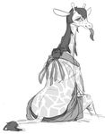  clothing disney fan_character female giraffe mammal molly_(zootopia_fan_character) nobody_(artist) panties sitting tongue tongue_out underwear virgin_killer_sweater zootopia 