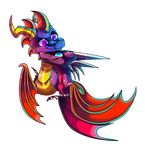  alpha_channel blue_eyes cynder dragon duo female feral horn male plaguedogs123 purple_eyes simple_background smile spines spyro spyro_the_dragon transparent_background video_games 