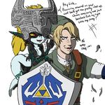  alpha_channel breasts dialogue english_text erect_nipples female humanoid humor hylian imp link male midna nintendo nipples text the_legend_of_zelda twili twilight_princess unknown_artist video_games 