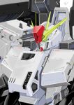  aeug beam_cannon commentary_request earth_federation exposed_internal_machinery fazz_(gundam) full_armor_zz_gundam fusion green_eyes gundam gundam_sentinel gundam_zz kurashou_shumei mecha mecha_focus mobile_suit no_humans original redesign robot science_fiction shoulder_cannon solo v-fin zz_gundam 