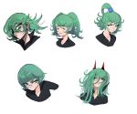  :3 =_= alternate_hair_length_(longer) alternate_hairstyle aqua_(konosuba) bespectacled chainsaw_man commentary english_commentary frieren glasses hair_ornament hair_over_one_eye hair_rings hehevich highres kono_subarashii_sekai_ni_shukufuku_wo! multiple_expressions one-punch_man power_(chainsaw_man) short_hair single_hair_ring sketch sousou_no_frieren sphere_hair_ornament tatsumaki thick_eyebrows twintails 