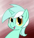  equine female friendship_is_magic hair happy horn looking_at_viewer lyra_heartstrings_(mlp) mammal my_little_pony open_mouth smile solo tongue unicorn whatsapokemon wide_eyed 