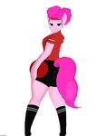  amature anthro equine female food horse invalid_color invalid_tag mammal pie pinkie pony simple_background white_background 