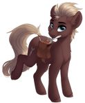  alpha_channel blue_eyes brown_fur cutie_mark eyebrows fan_character feral fur hooves looking_at_viewer my_little_pony silentwulv simple_background solo tan_hair transparent_background 
