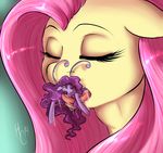  breezie fluttershy_(mlp) friendship_is_magic licking my_little_pony neck_bulge swallowing throat tongue tongue_out vore 