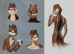  alvin_and_the_chipmunks anthro beverage blue_eyes butt chipmunk coffee cup eyewear fluffy fluffy_tail glasses hibbary looking_at_viewer looking_back male mammal nude rodent seductive simon_seville smile solo 