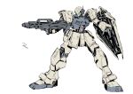  aiming assault_rifle assault_visor beam_rifle blue_assault_visor commentary_request earth_federation energy_gun exposed_internal_machinery gm_(mobile_suit) gm_command gun gundam gundam_0080 holding holding_weapon kurashou_shumei mecha mecha_focus mobile_suit no_humans original radio_antenna redesign rifle robot science_fiction shield signature weapon white_background 
