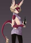  alcohol anthro beverage breasts clothed clothing female kangaroo looking_at_viewer mammal marsupial side_boob small_breasts solo standing stesha_di wine 