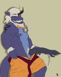  aged_up anthro barbed_penis beard biceps black_penis cirrus cirrus_(leviathancyrus) claws cloud deepbluefox dragon erection facial_hair horn hyper hyper_penis knot looking_at_viewer male mature muscular mustache nipples one_horn pecs penis purple_body purple_eyes solo tuft unusual_penis 