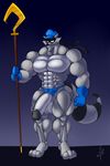  abs balls big_balls big_penis cane clothing mammal muscular pecs penis raccoon sly_cooper sly_cooper_(series) video_games 