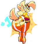  2017 alpha_channel anthro big_butt butt canine dog female mammal solo superhero_dog_(vimhomeless) vimhomeless 