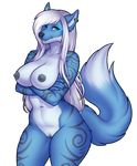  anthro big_breasts breasts canine female looking_at_viewer mammal nipples nude porin pussy slightly_chubby smile solo thick_thighs voluptuous wide_hips 