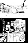 anthro cabin charlotte_gold comic daughter_(lore) duo female forest hi_res jamil_gonzalez lagomorph leporid mammal mother_(lore) mother_and_child_(lore) mother_and_daughter_(lore) mountain parent_(lore) parent_and_child_(lore) parent_and_daughter_(lore) plant rabbit samantha_gold snow the_tale_of_jasper_gold tree western wild_west winter