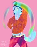  bulge canine clothing gloves glowstick hair invalid_color invalid_tag jeans love_matiwolf male male/male mammal muscular pants rave shirt thong wolf 