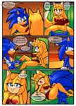  big_breasts big_penis breasts canine clothing comic dreamcastzx1 female fox hedgehog lingerie male mammal penis raianonzika sonic_(series) sonic_boom sonic_the_hedgehog zooey_the_fox 