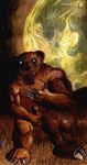  humanoid_penis masturbation moon penis solo werebear 