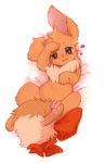  ancesra bed blush eevee fluffy nintendo paws pok&eacute;mon video_games 