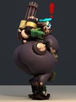  2017 3d_(artwork) anthroanim areola bastion_(overwatch) big_breasts big_butt breasts butt crossgender digital_media_(artwork) erect_nipples huge_butt machine nipples not_furry overwatch ranged_weapon robot solo video_games weapon wide_hips 