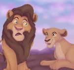  2017 disney fan_character feline female fur hair itoruna lion male mammal open_mouth sarafina the_lion_king 