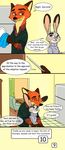  2017 anthro asestrada157 canine clothed clothing comic disney female fox fur judy_hopps lagomorph male mammal nick_wilde rabbit zootopia 