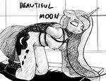  anthro arm_binder bdsm bondage boots bound breasts clothing collar cutie_mark female footwear friendship_is_magic hanging_breasts kneeling leaning leaning_forward leash my_little_pony nude princess_luna_(mlp) rope rope_bondage solo warskunk_(artist) 