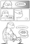  comic leonardo_(tmnt) male meditation ninja reptile scalie sneefee teenage_mutant_ninja_turtles turtle 