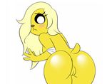  2017 adventure_time anthro anus bear blonde_hair blush breasts bronwyn butt canine cartoon_network eyelashes female hair looking_at_viewer mammal mutee nude pussy solo standing 
