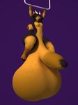  3d_(artwork) anthro anthroanim balls big_balls digital_media_(artwork) dragon horn huge_balls hyper hyper_balls hyper_penis male milenth_drake nipples penis simple_background thick_thighs wide_hips 