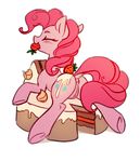  2017 30minchallenge anus butt cake dock earth_pony equine eyes_closed female feral food friendship_is_magic hair horse mammal my_little_pony pink_hair pinkie_pie_(mlp) pony presenting solo tomatocoup 