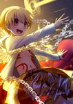  blonde_hair child child_gilgamesh fate/hollow_ataraxia fate_(series) gate_of_babylon gilgamesh hood hoodie male_focus navel open_mouth red_eyes smile solo wellow_ryu younger 